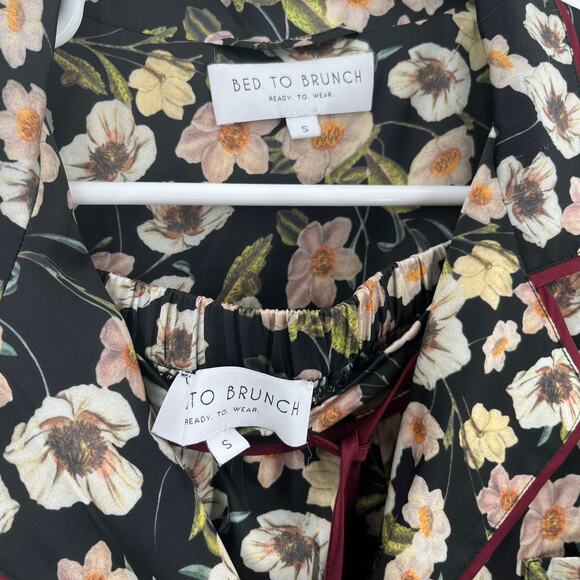 Bed To Brunch Floral Satin Pajama Set - Picture 9 of 10